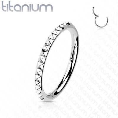 Segment kruh - helix / cartilage / tragus piercing TITAN (1,2 x 10 mm) Segment kruh - helix / cartilage / tragus piercing TITAN (1,2 x 10 mm)