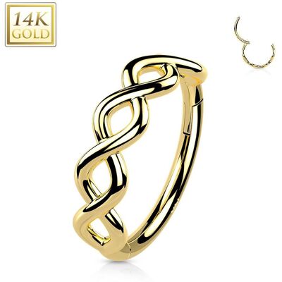 S4U Zlatý piercing - segment kruh, Au 585/1000 S4U Zlatý piercing - segment kruh, Au 585/1000