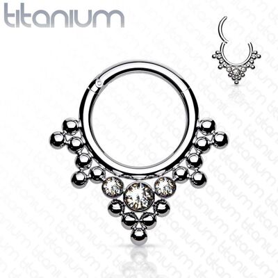 Piercing segment kruh TITAN, 1,2 x 10 mm Piercing segment kruh TITAN, 1,2 x 10 mm