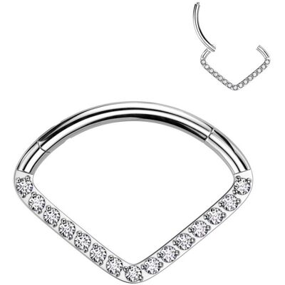 Piercing septum / helix / cartilage TITAN 1,2 x 10 mm Piercing septum / helix / cartilage TITAN 1,2 x 10 mm