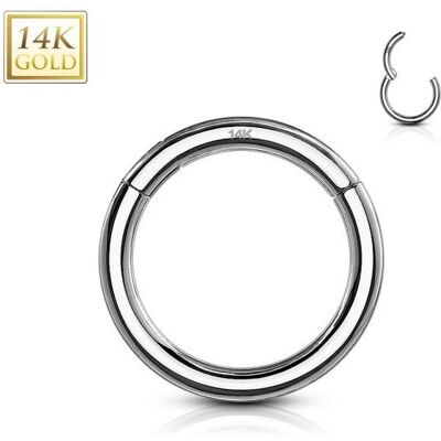 Zlatý piercing - segment kruh, Au 585/1000 (1 x 8 mm) Zlatý piercing - segment kruh, Au 585/1000 (1 x 8 mm)
