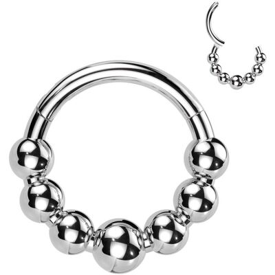 Segment kruh - helix / cartilage / tragus / septum piercing TITAN (1,2 x 10 mm) Segment kruh - helix / cartilage / tragus / septum piercing TITAN (1,2 x 10 mm)