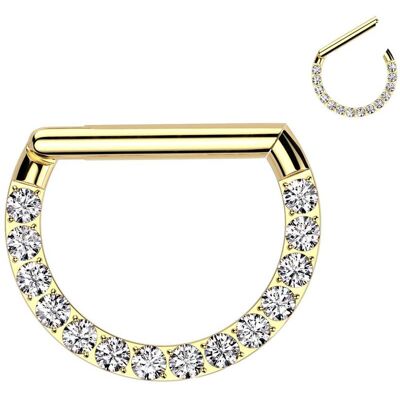 Piercing segment půlkruh TITAN (1,2 x 6 mm) Piercing segment půlkruh TITAN (1,2 x 6 mm)