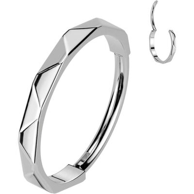 Segment kruh - helix / cartilage / tragus / septum piercing TITAN, 0,8 x 8 mm Segment kruh - helix / cartilage / tragus / septum piercing TITAN, 0,8 x 8 mm