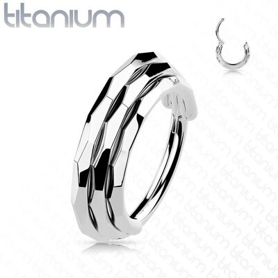 Segment kruh - helix / cartilage / tragus / septum piercing TITAN, 1,2 x 10 mm Segment kruh - helix / cartilage / tragus / septum piercing TITAN, 1,2 x 10 mm