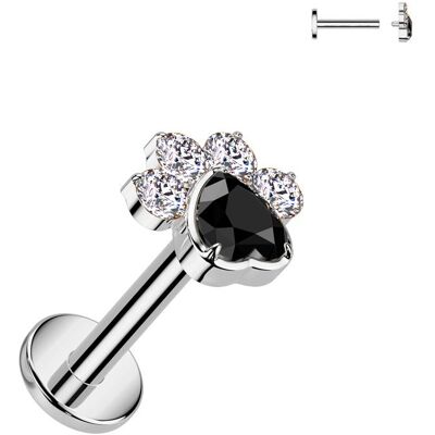 Piercing do brady - labreta TITAN (1,2 x 6 mm) Piercing do brady - labreta TITAN (1,2 x 6 mm)