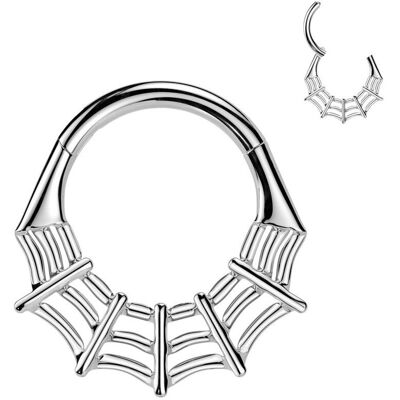 Segment kruh pavučina - helix / cartilage / tragus piercing TITAN (1,2 x 10 mm) Segment kruh pavučina - helix / cartilage / tragus piercing TITAN (1,2 x 10 mm)