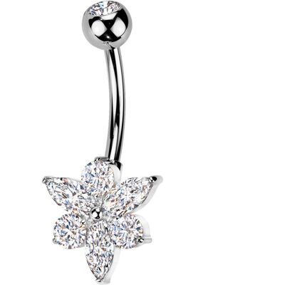 Piercing do pupíku - TITAN + bižuterie Piercing do pupíku - TITAN + bižuterie