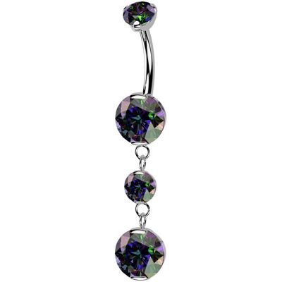 Visací piercing do pupíku - TITAN Visací piercing do pupíku - TITAN