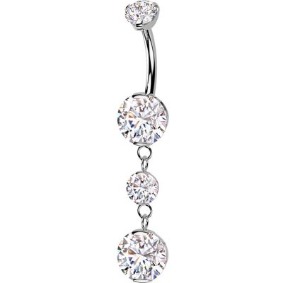 Visací piercing do pupíku - TITAN Visací piercing do pupíku - TITAN