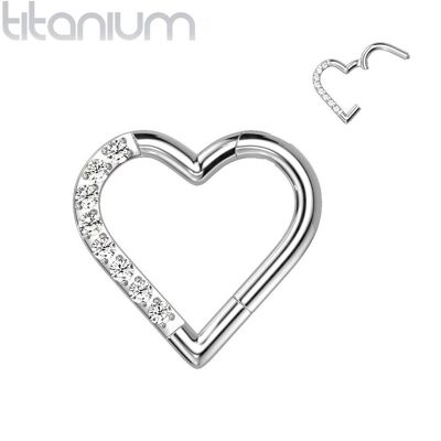 Segment kruh - helix / cartilage / tragus / septum piercing TITAN, 1,2 x 8 mm Segment kruh - helix / cartilage / tragus / septum piercing TITAN, 1,2 x 8 mm