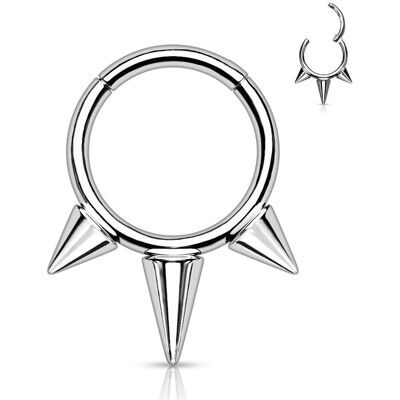 Piercing segment kruh TITAN s hroty (1,2 x 8 mm) Piercing segment kruh TITAN s hroty (1,2 x 8 mm)