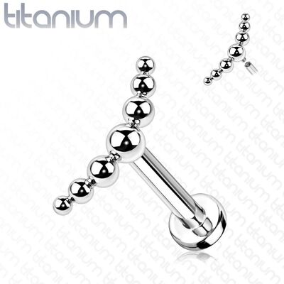 Piercing do brady / ucha TITAN (1,2 x 8 mm) Piercing do brady / ucha TITAN (1,2 x 8 mm)