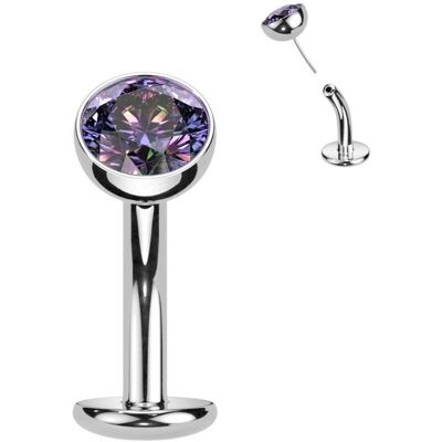 Obrácený PUSH IN piercingu do pupíku TITAN (vitrail medium) Obrácený PUSH IN piercingu do pupíku TITAN (vitrail medium)