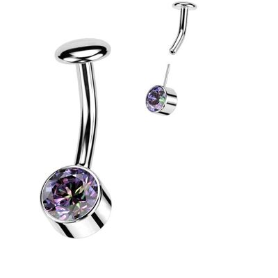 PUSH IN piercingu do pupíku TITAN (vitrail medium) PUSH IN piercingu do pupíku TITAN (vitrail medium)