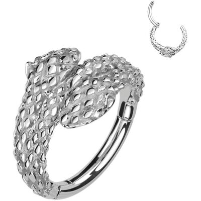 Ocelový kruh - helix / cartilage piercing had (1,2 x 8 mm) Ocelový kruh - helix / cartilage piercing had (1,2 x 8 mm)