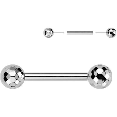 Piercing do jazyka titan PUSH IN, 1,6 x 16 mm Piercing do jazyka titan PUSH IN, 1,6 x 16 mm