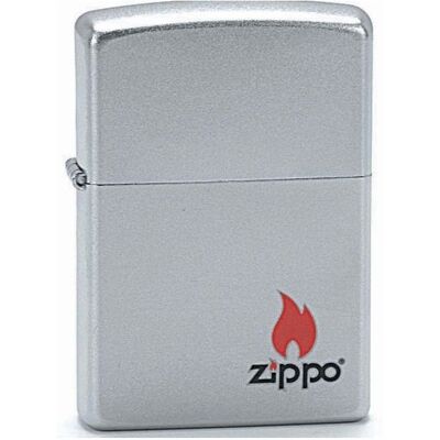 ZIPPO Logo - benzínový zapalovač matný ZIPPO Logo - benzínový zapalovač matný