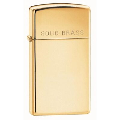 ZIPPO Solid brass Slim zapalovač ZIPPO Solid brass Slim zapalovač