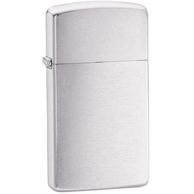 ZIPPO Slim zapalovač broušený chrom ZIPPO Slim zapalovač broušený chrom