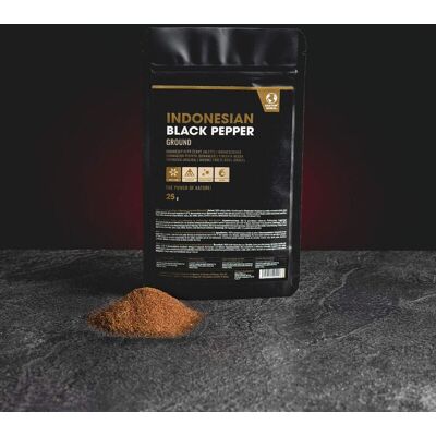 Indonéský Pepř Černý Premium mletý Indonéský Pepř Černý Premium mletý
