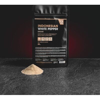 Indonéský Pepř Bílý Premium mletý Indonéský Pepř Bílý Premium mletý