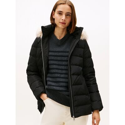 Tommy Hilfiger dámská černá péřová bunda M Tommy Hilfiger dámská černá péřová bunda M