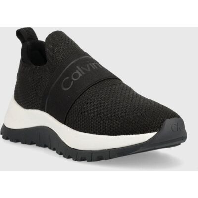 Calvin Klein dámské černé tenisky KNIT RUNNER SLIP ON 37 Calvin Klein dámské černé tenisky KNIT RUNNER SLIP ON 37