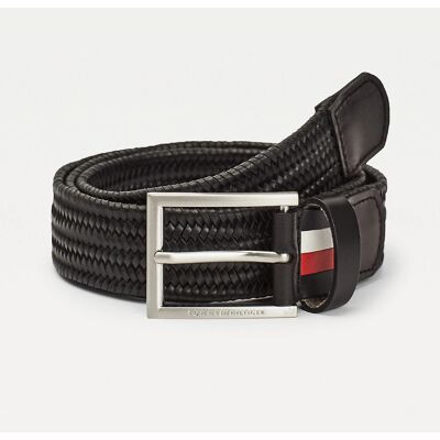 Tommy Hilfiger pánský černý pásek Formal 95 Tommy Hilfiger pánský černý pásek Formal 95