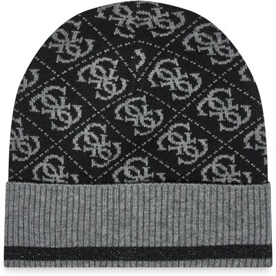 Guess dámská černo šedá čepice L Guess dámská černo šedá čepice L
