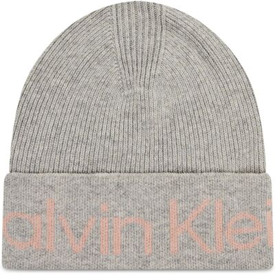 Calvin Klein dámská šedá čepice OS Calvin Klein dámská šedá čepice OS