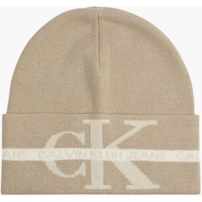 Calvin Klein pánská béžová čepice OS Calvin Klein pánská béžová čepice OS
