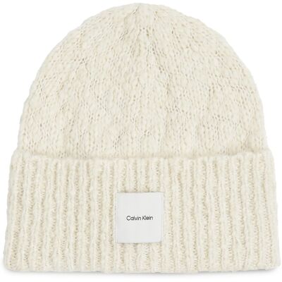 Calvin Klein dámská krémová čepice OS Calvin Klein dámská krémová čepice OS