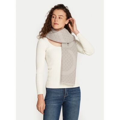 Dvoubare šála Calvin Klein Cinder/Gray - Šála Dvoubare šála Calvin Klein Cinder/Gray - Šála