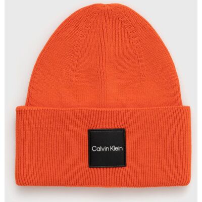Calvin Klein pánská oranžová čepice OS Calvin Klein pánská oranžová čepice OS