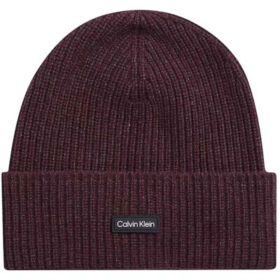 Calvin Klein pánská vínová čepice OS Calvin Klein pánská vínová čepice OS