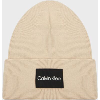 Calvin Klein pánská béžová čepice OS Calvin Klein pánská béžová čepice OS