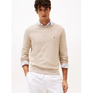 Tommy Hilfiger pánský béžový svetr Béžová M Tommy Hilfiger pánský béžový svetr Béžová M