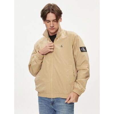 Bežová Harrington bunda Calvin Klein Jeans - Recyklovaný nylon Bežová Harrington bunda Calvin Klein Jeans - Recyklovaný nylon