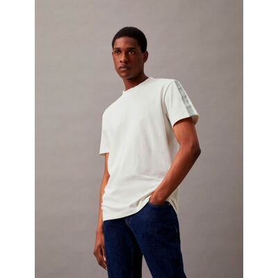 Calvin Klein pánské krémové tričko XXL Calvin Klein pánské krémové tričko XXL