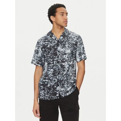 Calvin Klein pánská modročerná košile XL Calvin Klein pánská modročerná košile XL