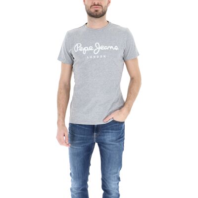 Pepe Jeans pánské šedé tričko Original L Pepe Jeans pánské šedé tričko Original L