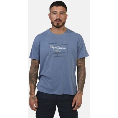 Pepe Jeans pánské modré tričko Simon M Pepe Jeans pánské modré tričko Simon M