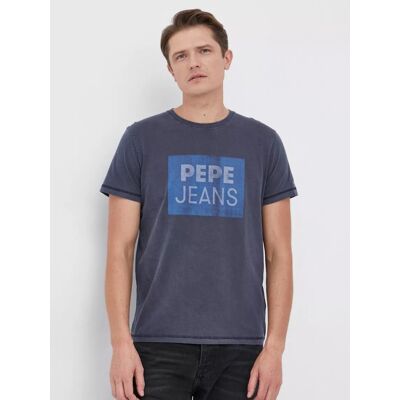 Pepe Jeans pánské modré tričko Rafer M Pepe Jeans pánské modré tričko Rafer M