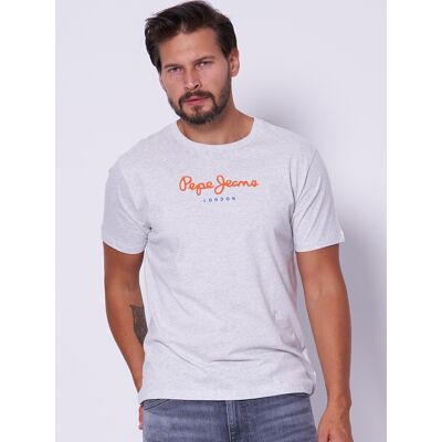 Pepe Jeans pánské šedé tričko Eggo L Pepe Jeans pánské šedé tričko Eggo L