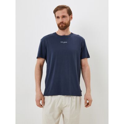 Pepe Jeans pánské modré tričko RAEVON XXL Pepe Jeans pánské modré tričko RAEVON XXL