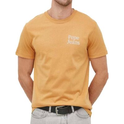 Pepe Jeans pánské béžové tričko XL Pepe Jeans pánské béžové tričko XL