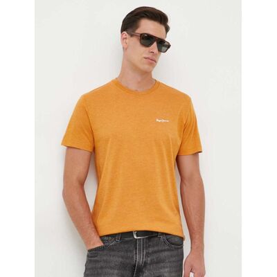 Pepe Jeans pánské oranžové tričko XL Pepe Jeans pánské oranžové tričko XL