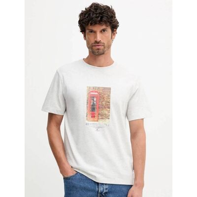 Pepe Jeans pánské světle šedé tričko. M Pepe Jeans pánské světle šedé tričko. M