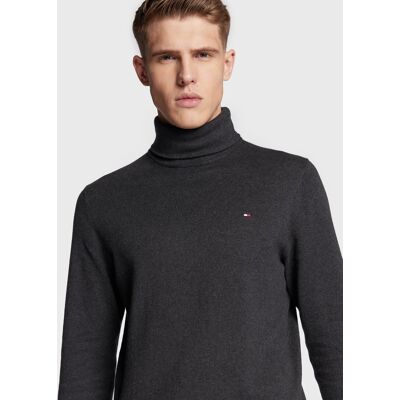 Tommy Hilfiger pánský šedý rolák XL Tommy Hilfiger pánský šedý rolák XL